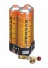 Gaasipõleti Kemper T1047 piezo süütajaga, 3 x 600 ml gaasiballooni
