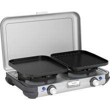 Matkapliit Campingaz Camping Kitchen 2 Grill & Go CV, hall/must, 2x 2 kW
