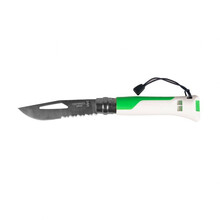Kokkupandav nuga Opinel Outdoor Nr. 08, fluo roheline