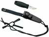 Kaelanuga Morakniv Eldris 12629, must, tulepulgaga