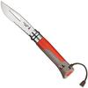 Nuga Opinel Outdoor Nr.8, roostevaba teras, punane