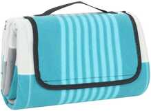 Rannamatt Enero Camp 1064086, 150 x 120 cm, sinine/valge