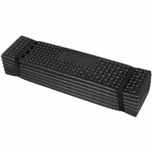 Matkamatt Fox Outdoor, 180 x 58 x 1 cm, must