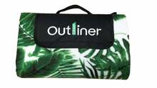 Matkamatt Outliner Dymo EVA AF21, 200 x 200 cm, valge/roheline