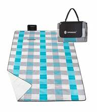 Matkamatt Springos PM022, 300 x 200 cm, sinine/hall