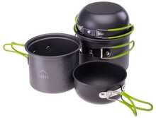 Nõudekomplekt ELBRUS Hike Pro Cook Set, hall, 4 osa