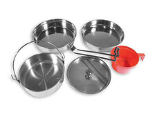 Reisikomplekt Mil-Tec Cook Set Stainless Steel 1 Person
