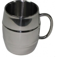 Õllekruus MFH Barrel, 450 ml, roostevaba teras