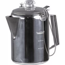 Kohvikann perkolaatorkohvimasinaga Mil-Tec, roostevaba teras, 1.2 L