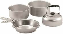 Matkanõude komplekt Easy Camp Adventure Cook Set L, alumiinium, 22 cm, hõbe