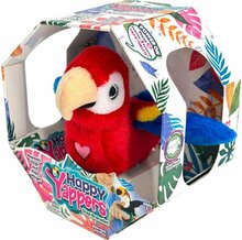 Interaktiivne plüüslind Happy Yappers Red Macaw, 9594, sinine/punane