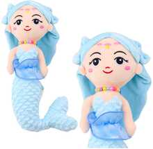 Pehme mänguasi merineitsi Lean Toys, helesinine, 32 cm