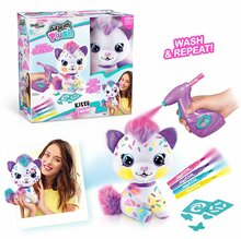 Loominguline komplekt Canal Toys Airbrush Plush Kitty, 25 cm