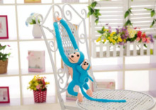 Pehme ahv Lean Toys, sinine, 90 cm