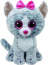 Pehme mänguasi TY Beanie Boos Kiki, hall, 24 cm