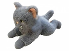 Pehme mänguasi Madej Mascot suur hall kass, 45 cm