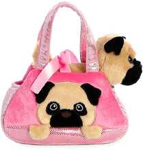 Pehme mänguasi mops Aurora Fancy Pals, 21 cm