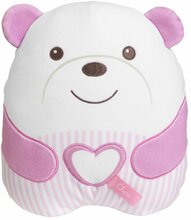 Pehme mänguasi karu Chicco First Dreams, valge/roosa, 25 cm