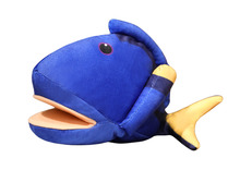 Pehme mänguasi kala Lean Toys, sinine, 10 cm