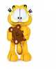 Pehme mänguasi Garfield with Pooky Bear, 30 cm