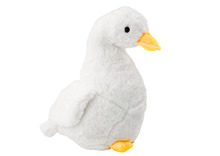 Pehme mänguasi hani Lean Toys, valge, 40 cm