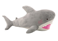 Pehme mänguasi Lean Toys hai, 50 cm, hall