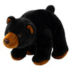 Pehme mänguasi-maskott Lean Toys, must karu, 28 cm