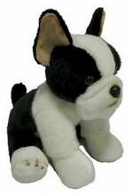 Pehme mänguasi Smily Play Dog Mascot Boston Terrier, valge/must, 30 cm