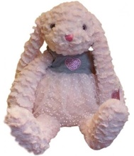 Pehme mänguasi Tulilo Rose Bunny, roosa, 23 cm