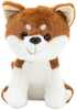 Pehme koer Lean Toys Shiba Inu, valge-pruun, 20 cm