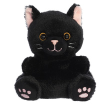 Pehme kassipoeg Palm Pals Twilight, must, 12 cm