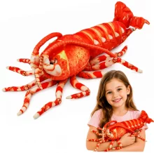 Pehme mänguasi Lean Toys krevett, 55 cm