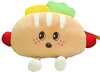 Pehme mänguasi HappyJoe Hot Dog, 30 cm, pruun/mitmevärviline