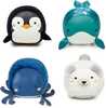 Arendav pallikomplekt Little Big Friends Roly Poly Ocean, sinine/valge/must, 4 tk