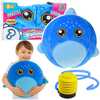 Pehme pall Lean Toys BigCutePet hai, 50 cm, sinine
