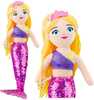 Pehme mänguasi merineitsi Lean Toys, lilla, 48 cm