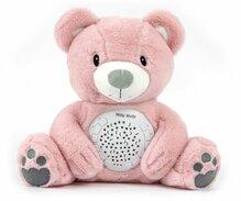 Pehme mänguasi Milly Mally Milly Bear, roosa, projektoriga