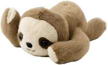 Pehme mänguasi laiskloom Lean Toys, pruunikas-kollane, 30 cm