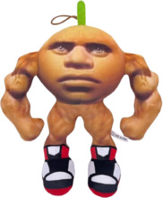 Pehme mänguasi Orange Muscle, 26cm, oranž, U Din Din Din Din Dun Ma Din Din Din Dun