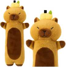 Pehme kapibara maskott Lean Toys, pruun, 65 cm