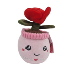 Pehme mänguasi roos potis, 15 cm