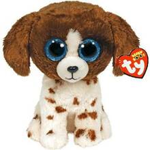 Pehme mänguasi TY Beanie Boos Muddles, 15 cm, pruun-valge