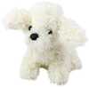Pehme mänguasi Lean Toys Miniature Poodle Dog, valge, 20 cm