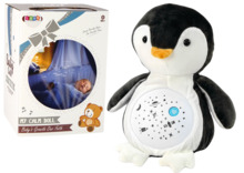 Mänguasi Lean Toys pingviin päevase ja öise režiimiga