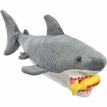 Pehme mänguasi Schmidt Spiele Jaws White Shark, hall, 36 cm