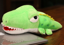 Lean Toys plüüšist krokodill 30 cm roheline