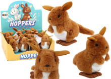 Väntmehhanismiga känguru Lean Toys, pruun