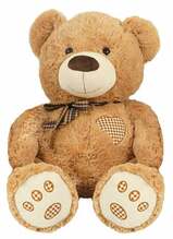 Pehme mänguasi Beppe Honey Bobby, pruun, 80 cm