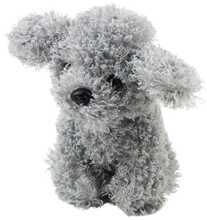 Pehme mänguasi Lean Toys Miniature Poodle Dog, hall, 20 cm