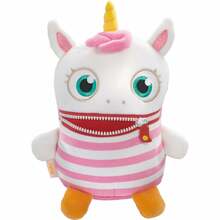 Pehme mänguasi Schmidt Spiele Sorgenfresser Twixi, Edition Boogie Woogies, 26 cm, valge/roosa